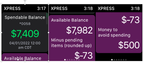Apple Watch App Screens